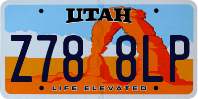 UT license plate Z788LP