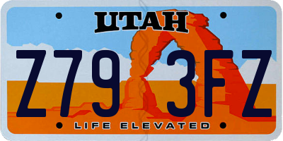 UT license plate Z793FZ