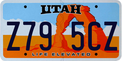 UT license plate Z795CZ