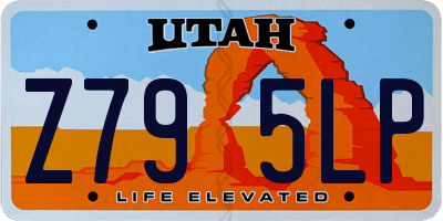 UT license plate Z795LP