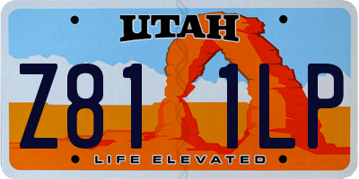 UT license plate Z811LP
