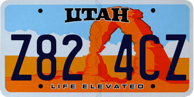 UT license plate Z824CZ