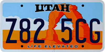 UT license plate Z825CG