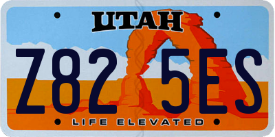 UT license plate Z825ES