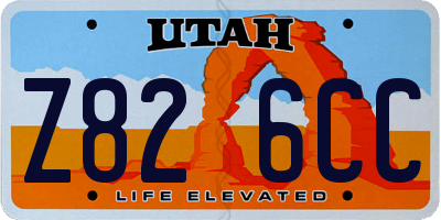 UT license plate Z826CC