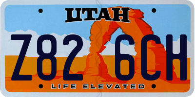 UT license plate Z826CH