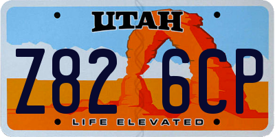 UT license plate Z826CP