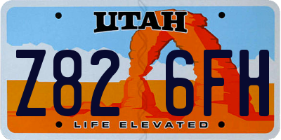 UT license plate Z826FH
