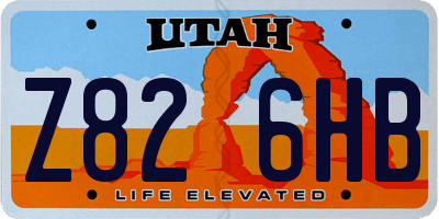 UT license plate Z826HB