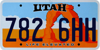 UT license plate Z826HH