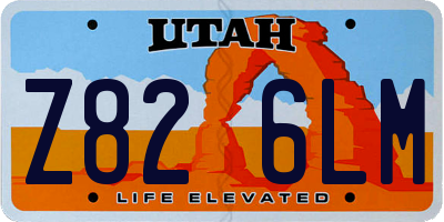 UT license plate Z826LM
