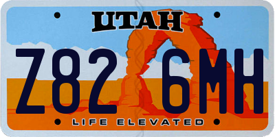 UT license plate Z826MH