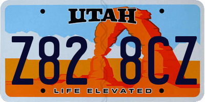 UT license plate Z828CZ