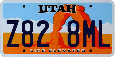 UT license plate Z828ML