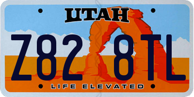 UT license plate Z828TL