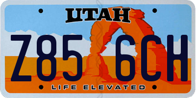 UT license plate Z856CH