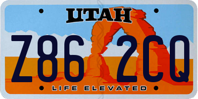 UT license plate Z862CQ