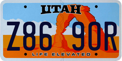 UT license plate Z869OR
