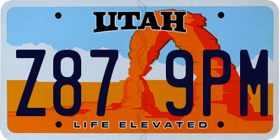 UT license plate Z879PM