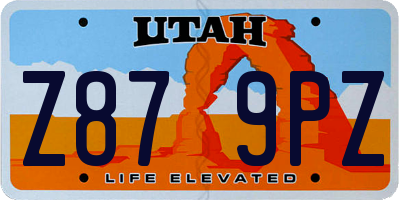 UT license plate Z879PZ