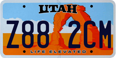 UT license plate Z882CM