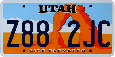UT license plate Z882JC