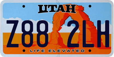 UT license plate Z882LH