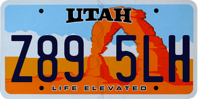 UT license plate Z895LH