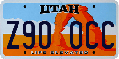 UT license plate Z900CC