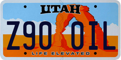 UT license plate Z900IL