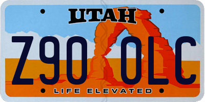 UT license plate Z900LC