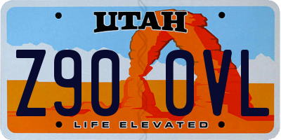 UT license plate Z900VL