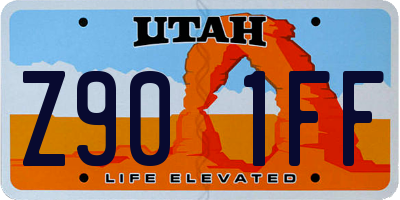 UT license plate Z901FF