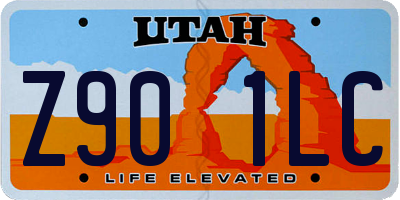UT license plate Z901LC