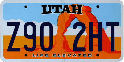 UT license plate Z902HT