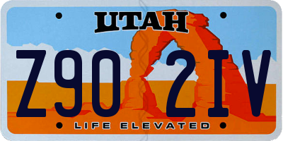 UT license plate Z902IV