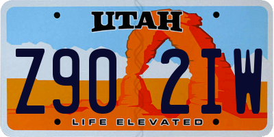 UT license plate Z902IW