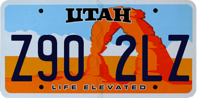 UT license plate Z902LZ