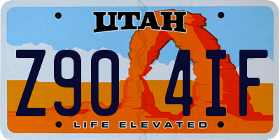 UT license plate Z904IF