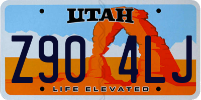 UT license plate Z904LJ
