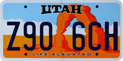 UT license plate Z906CH