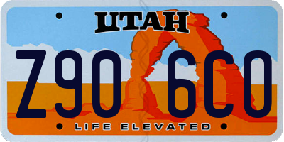 UT license plate Z906CO