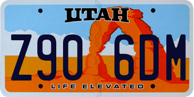 UT license plate Z906DM