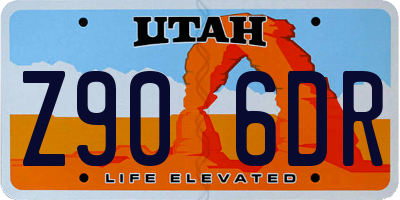 UT license plate Z906DR