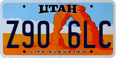 UT license plate Z906LC