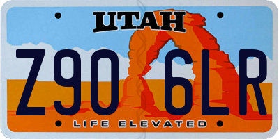 UT license plate Z906LR