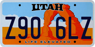 UT license plate Z906LZ