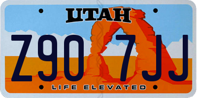 UT license plate Z907JJ