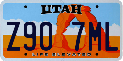 UT license plate Z907ML