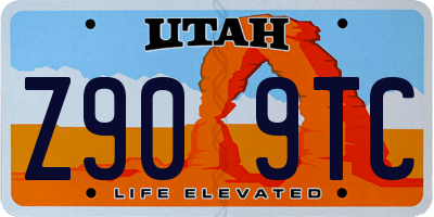 UT license plate Z909TC